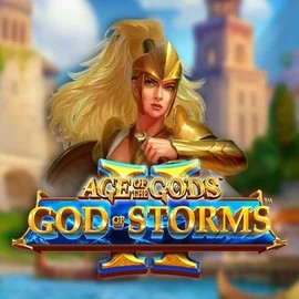 Age Of The Gods: God Of Storms 2 logo – Slots by Playtech at Funbet Casino