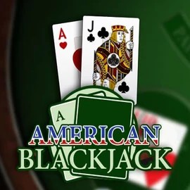 American Blackjack slot logo by Habanero at Funbet Casino