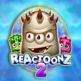 Reactoonz 2 slot logo by Play'n GO at Funbet Casino